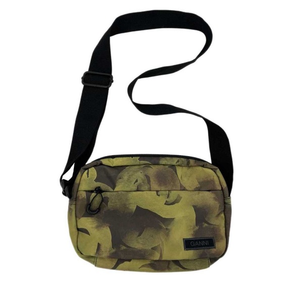 Ganni Green & Black Crossbody Bag Versatile & Stylish - Picture 8 of 16